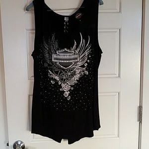 Women's HarleyDavidson bling tank